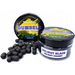 Бойлы Traper Boilies Dumbels Sinking 8-10 мм/50 г Halibut czarny (Чёрный палтус)